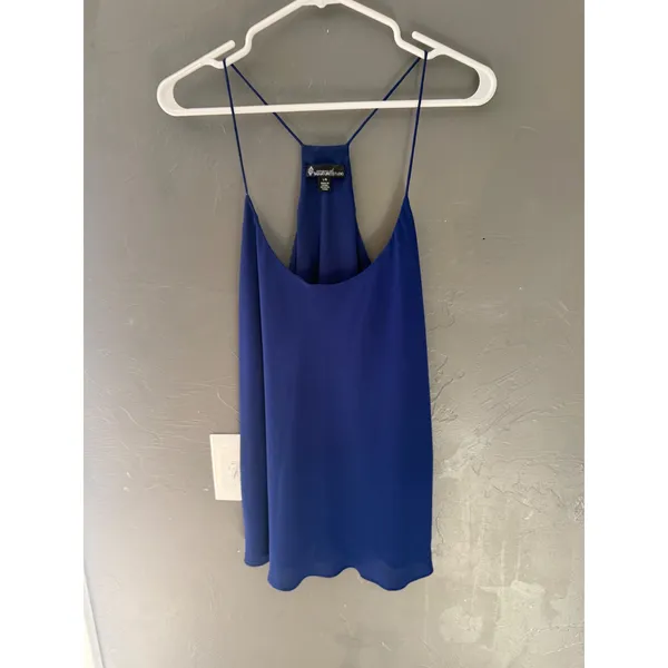 Signature Studio Blue Racerback & No Boundaries‎ Snakeskin Cami Bundle Large - Image 3