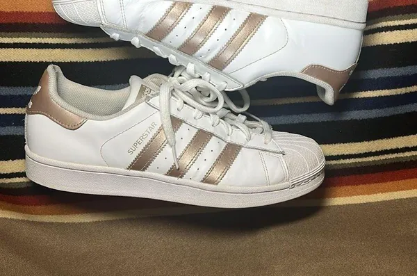 Adidas Women’s Superstar Sneakers Size 9 - Image 6