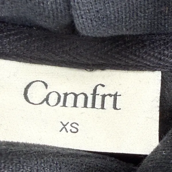 Comfrt Good Days Ahead Black Embroidered Logo Pullover Hoodie Womens XS RN170537 - Image 2