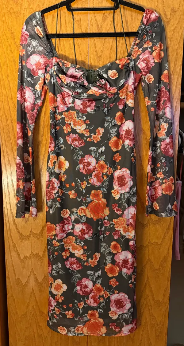 VICI Midi Dress Floral - Image 2