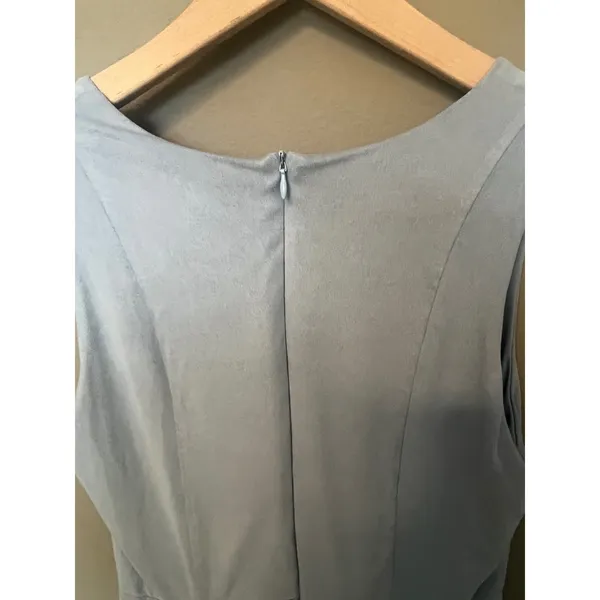 altard state baby blue sleeveless fit and flare dress size medium - Image 4
