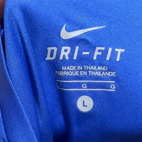 Nike Women's Long Sleeve Running Top Blue Size L Dri-Fit Activewear - Image 9