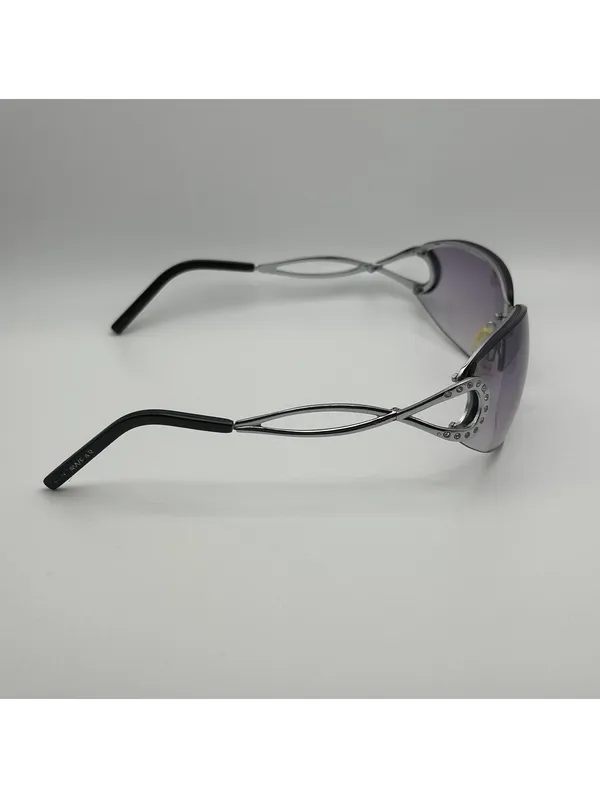 Rocawear Women's Rimless Sunglasses with Rhinestone Detail - Image 9