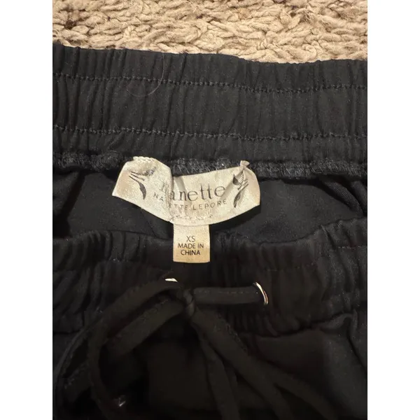 Nanette Lepore‎ Black Cargo Jogger Pants XS - Image 2