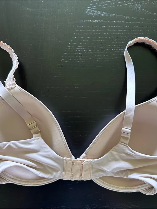 Natori Pure Luxe Lace-Trim T-Shirt Bra in Nude - Image 4