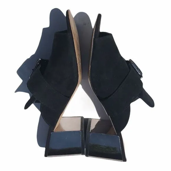 Marc Fisher‎ Frima Suede Buckle Mules - Image 7