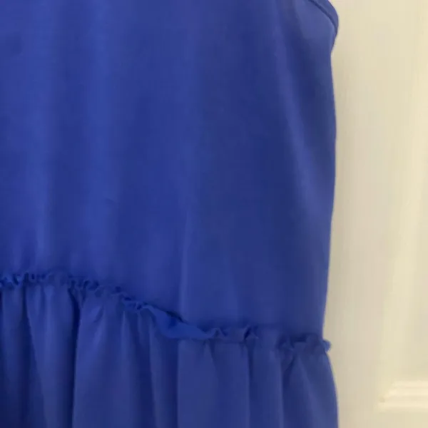 Moa Moa V-Neck Swing Tank Top with Ruffle Detail - Image 3