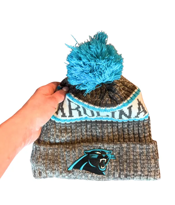 NFL Team Apparel NFL Carolina Panthers Knit Beanie - Image 4