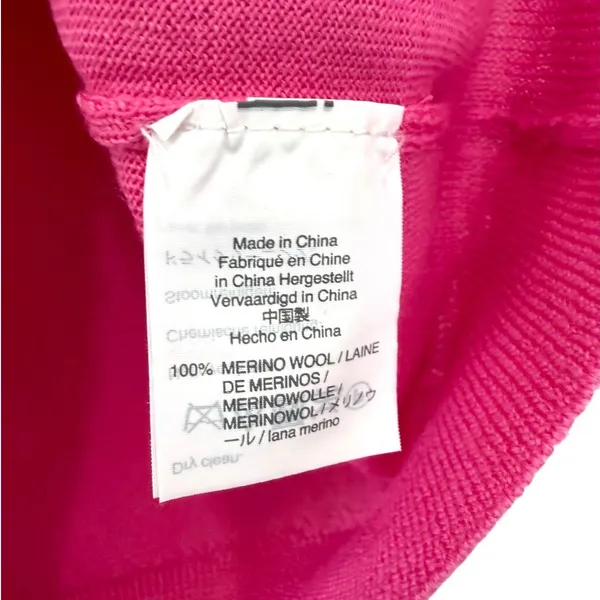 J.Crew Pink 100% Merino Wool Lightweight Crewneck Sweater Size M - Image 7