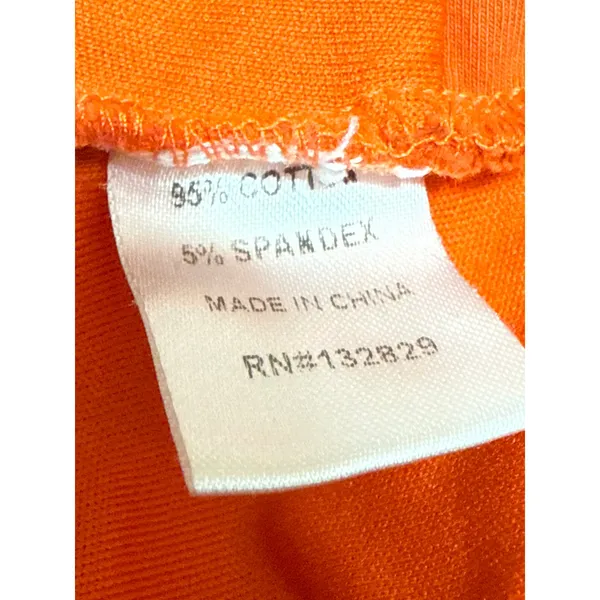 Superdown Orange Sleeveless Strappy Cami Bandeau Bustier Crop Tank Top Size XS - Image 4