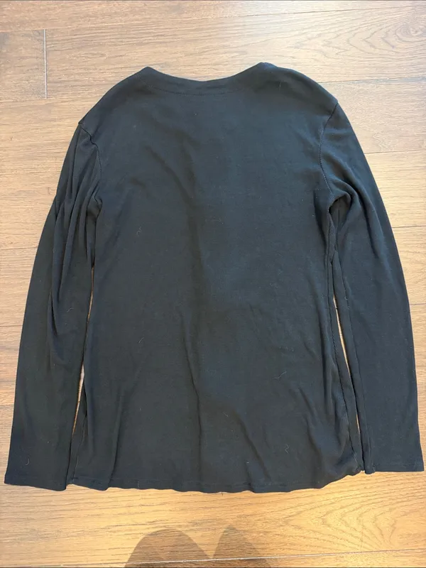 Amalli Talli Black Loren Zip Up Tall Long Sleeve Size XL - C45-070 - Image 6