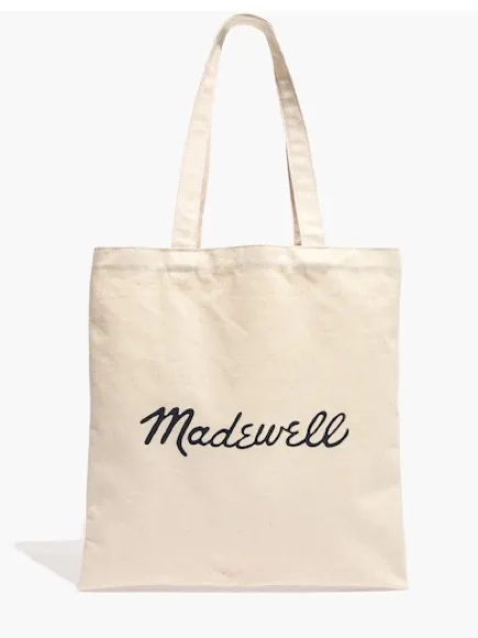 MADEWELL The Reusable Canvas Tote Bag: Good Days 100% Cotton - Image 4