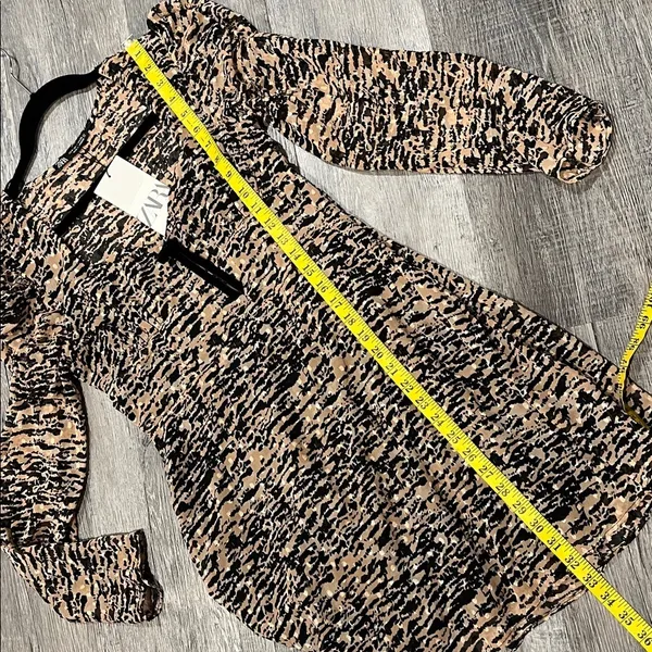 ZARA new with tag ANIMAL PRINT DRESS - med - Image 11