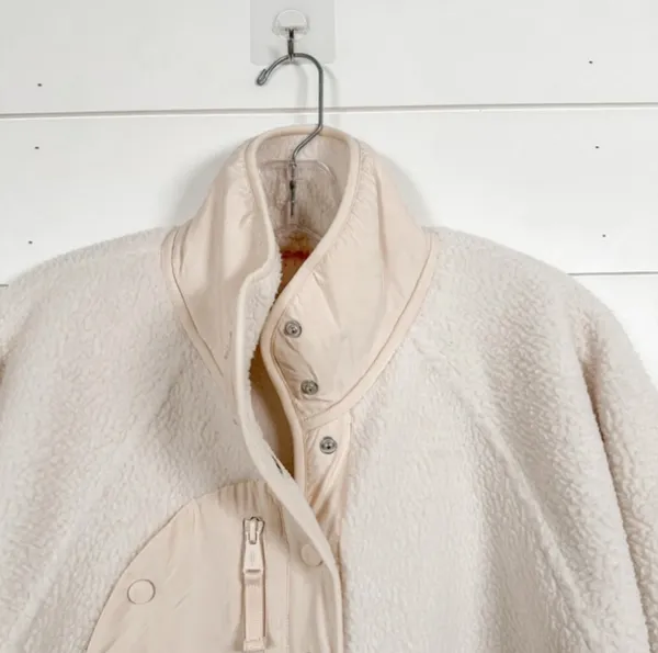 Free People x Hatch Hit the Slopes Jacket in Cream, Size Small, MSRP $178 - Image 2