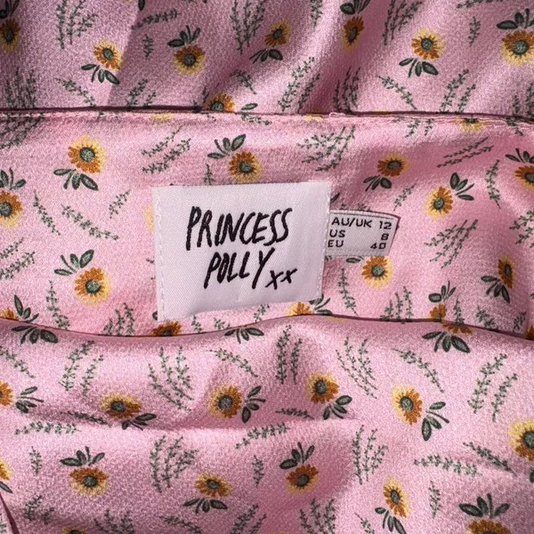 Princess Polly Light Pink Floral Patterned Mini Dress - Image 5