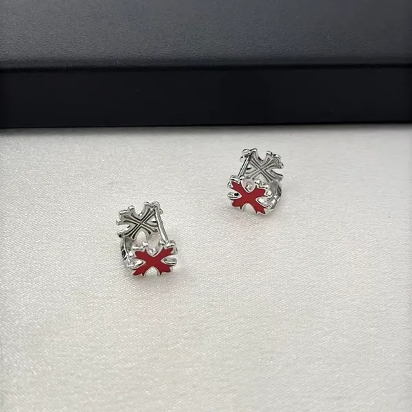 Small Cross Hoop Earrings for Men Women Streetwear Hip Hop Punk Unisex Style - Image 2