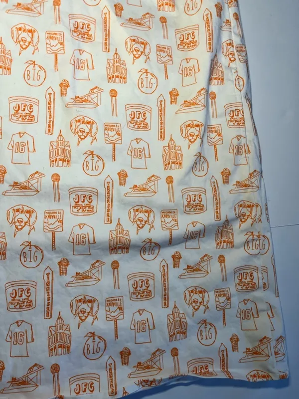 NEW COLLEGE TOWN TOILES emily dress in University of Tennessee Print‎ sz Large - Image 5