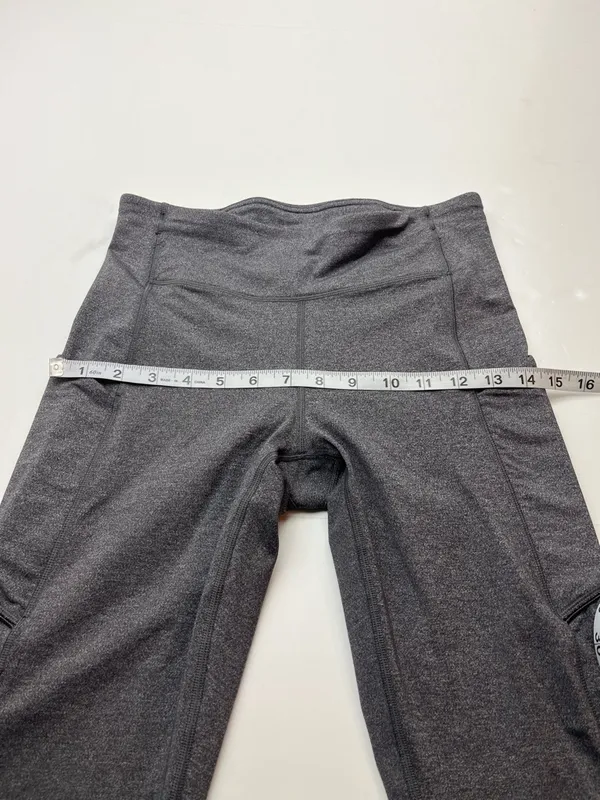 Lululemon Speed Up Tight Legging Heathered Black Grey Gray W5CA2T‎ Womens 6 - Image 7