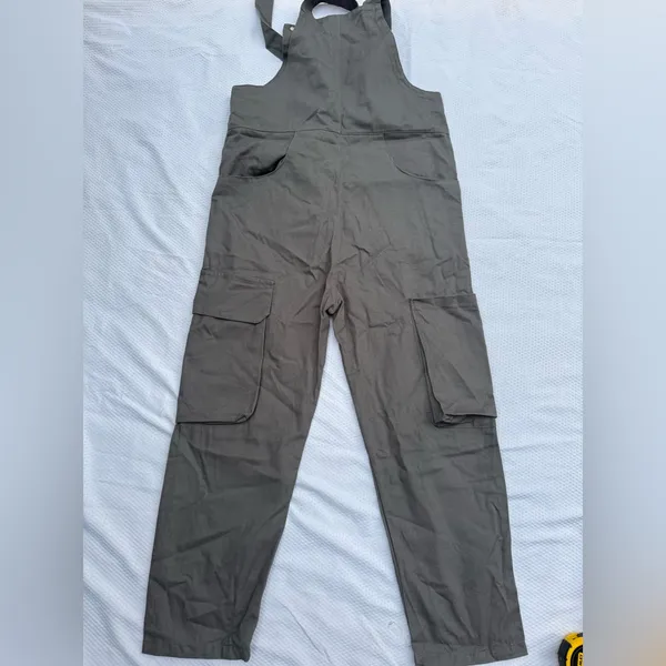 Unisex Gray Overalls .Cargo . - Image 5