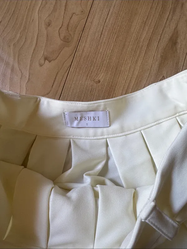 Meshki Mura Pleated Mini Skirt - Image 2