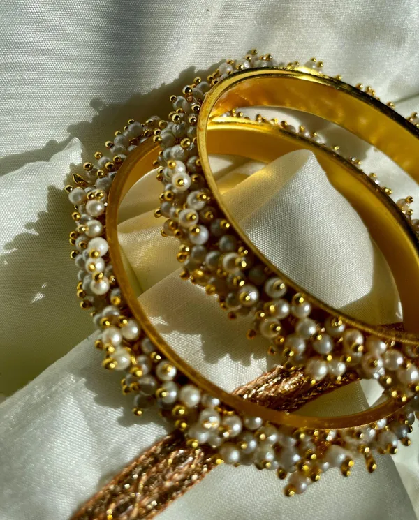 Bangle Bracelets (2.4 Size) Gold - Image 8