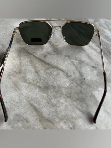 NWT TOMMY HILFIGER MM OM687 Gold/Green Mens Sunglasses - Image 10
