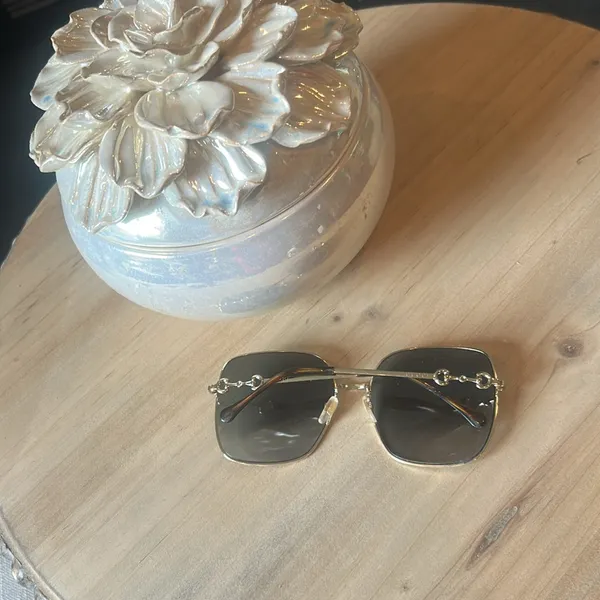 Gucci Horsebit Square-Framed Sunglasses - Image 6