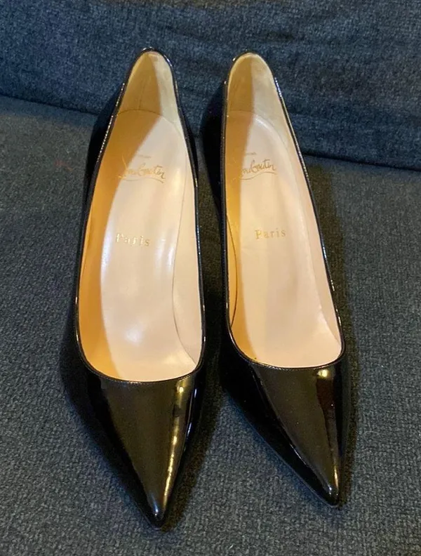 Christian Louboutin Patent Leather Heel Size 38.5 - Image 2