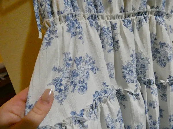 Altar'd State Summer Dress Floral Blue - Image 7