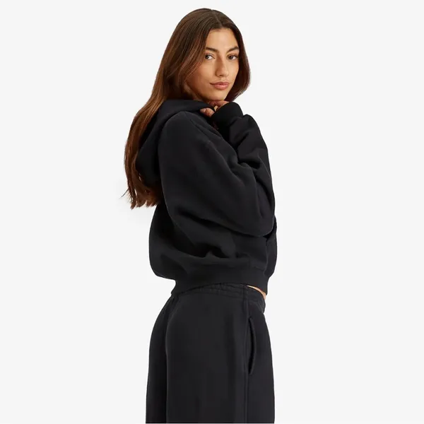 NWT SKIMS VINTAGE FLEECE ZIP-UP HOODIE WASHED ONYX SIZE XS (Dep) - Image 5
