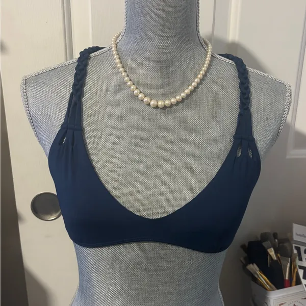 Frankie's Bikinis Deep Blue Bikini top - Image 6