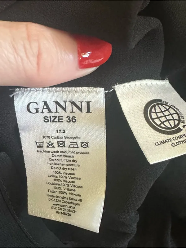Ganni Carlton Georgette Dress | 36 - Image 6