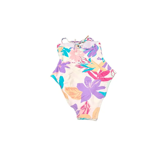 Double Ring Front Bandeau One Piece Swimsuit Multi-Color Size Medium - Image 6
