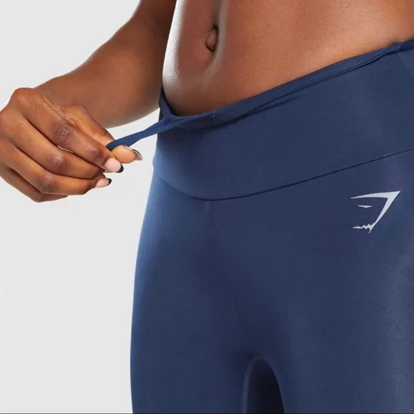 Gymshark Speed Leggings. Navy Size S NWT - Image 4