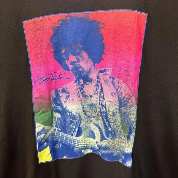 Jimi Hendrix Groovy psychedelic rock tshirt size 2x - Image 2