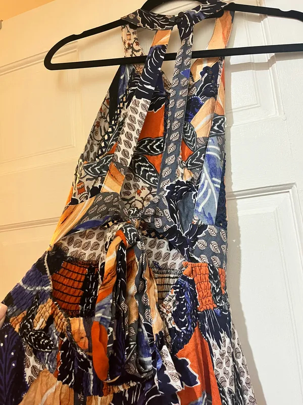 Boutique Auburn Gameday Jaase Orange and Blue Dress - Image 7