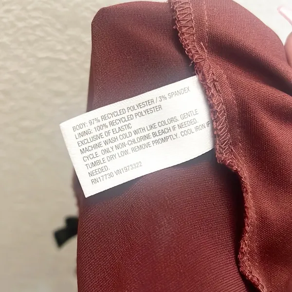 Wild Fable Maroon Corset Crop Smocked Back Tank Top - Image 8