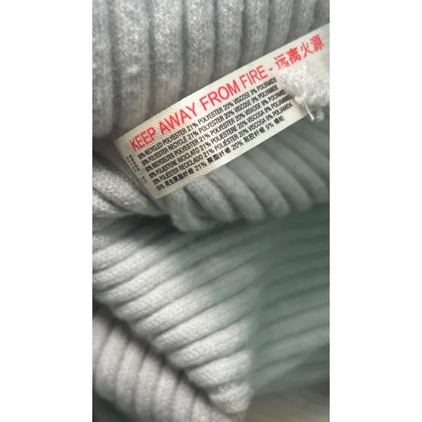 Anthropologie Daily Practice NWT Grey Ribbed Sleeveless Turtleneck‎ Midi Dress M - Image 7
