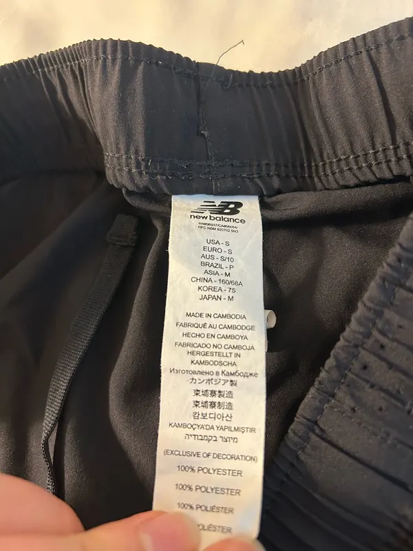 New Balance Black Athletic Shorts - Image 3