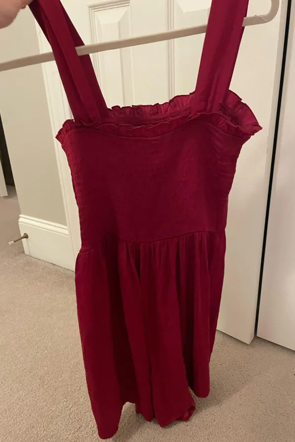 Boutique Red Romper - Image 3