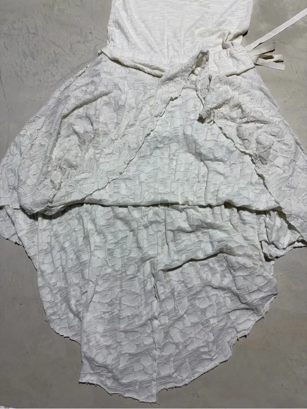 Free people FP Beach Women's Cream boho cotton Dress small - Image 10