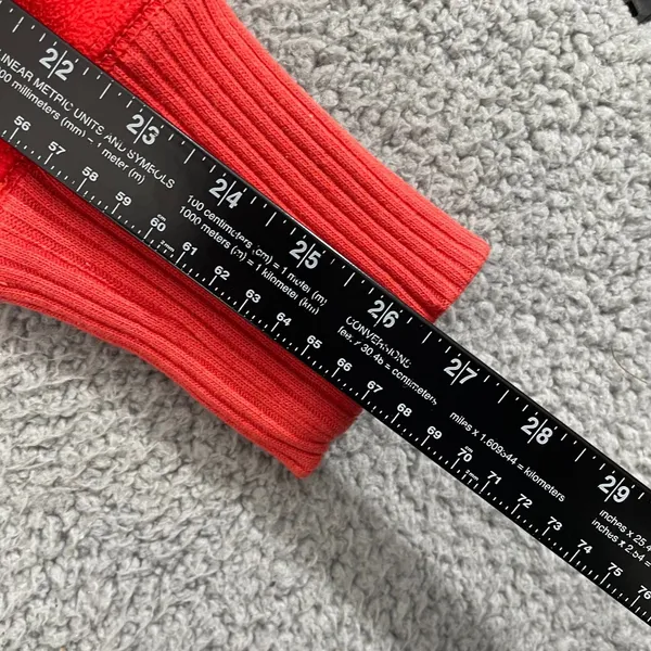 American Eagle Fleece Hoodie Women XL Infrared Lined Y2K‎ Full Zip - Image 8