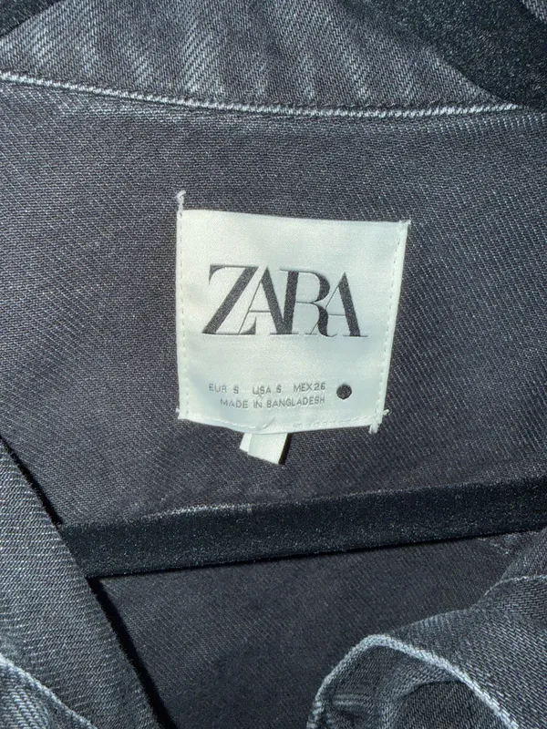 ZARA Denim Dress Long Sleeve - Image 3