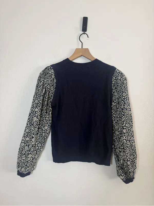 Current Air Susanne Mixed Media Pullover Sweater - Image 5