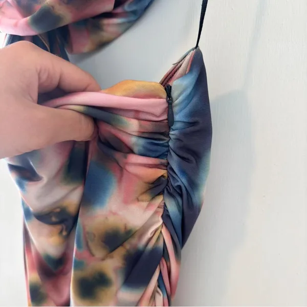 Zara Asymmetrical Tie-Dye Dress - Image 5