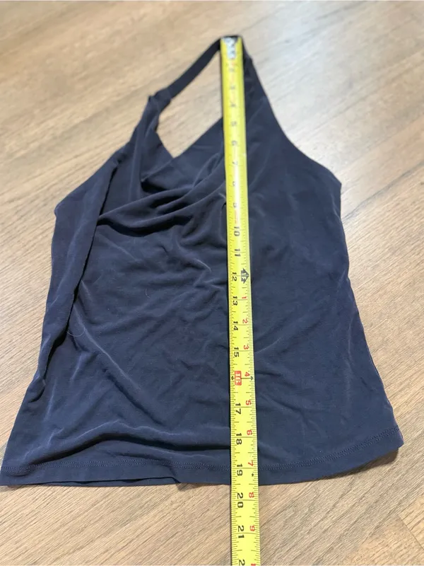 Anthropologie Cowl Neck Halter Top Size XS - Image 2