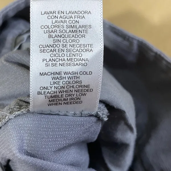 Daisy Fuentes Capri Pants Womens 6P Moonstone Gray Blue Cropped Stretch‎ EUC - Image 8