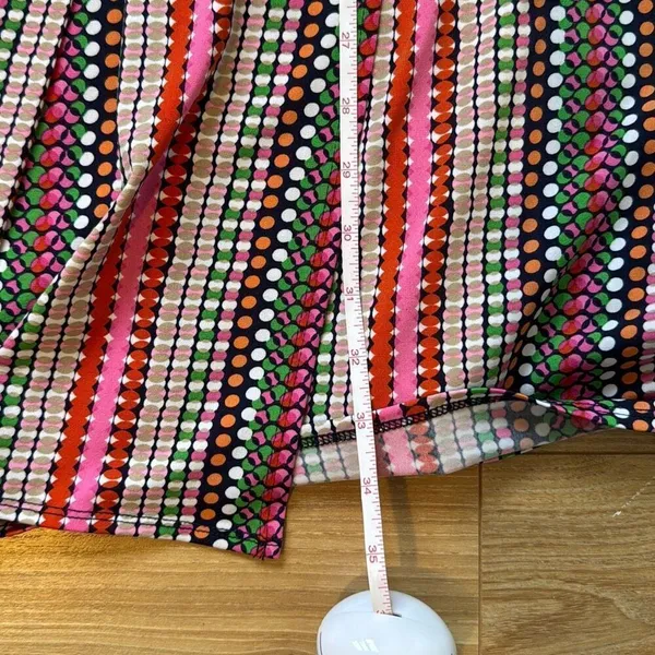Laundry by‎ design multicolor polka dot dress with tie size small - Image 6