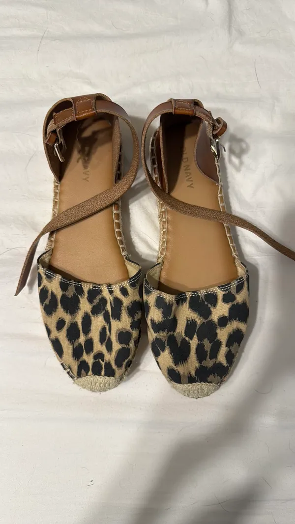Old Navy Cheetah Espadrille Shoes - Image 4