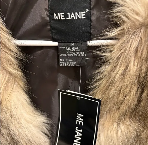Me Jane Faux Fur Vest - Image 6